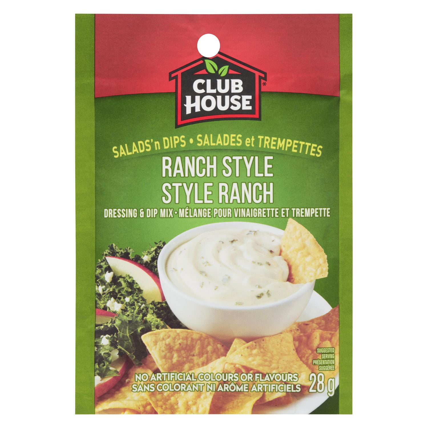 Club House, Salad N Dip, Ranch Style, 28g Walmart Canada