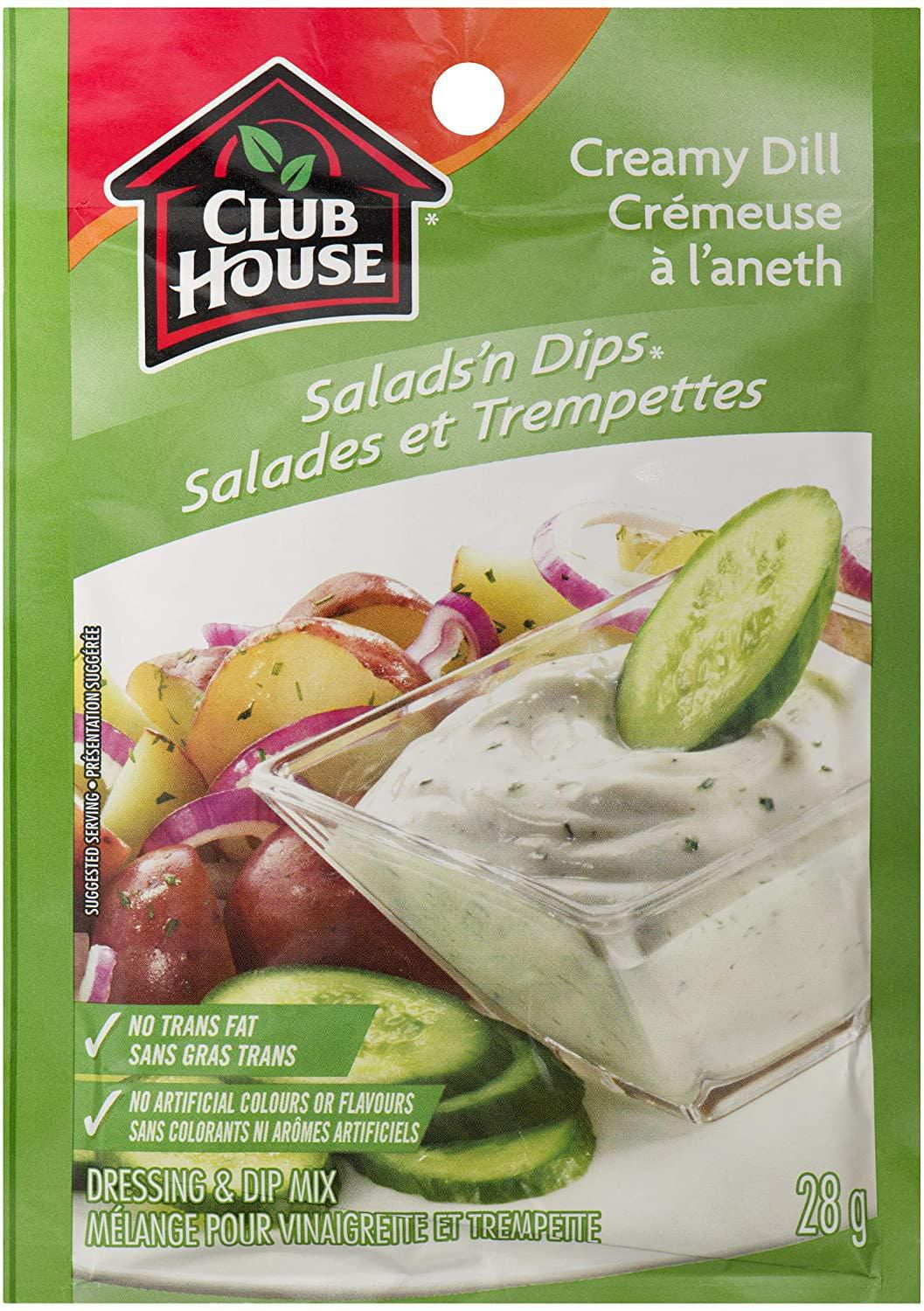 Club House, Salad N Dip, Cream Dill, 28g Walmart Canada
