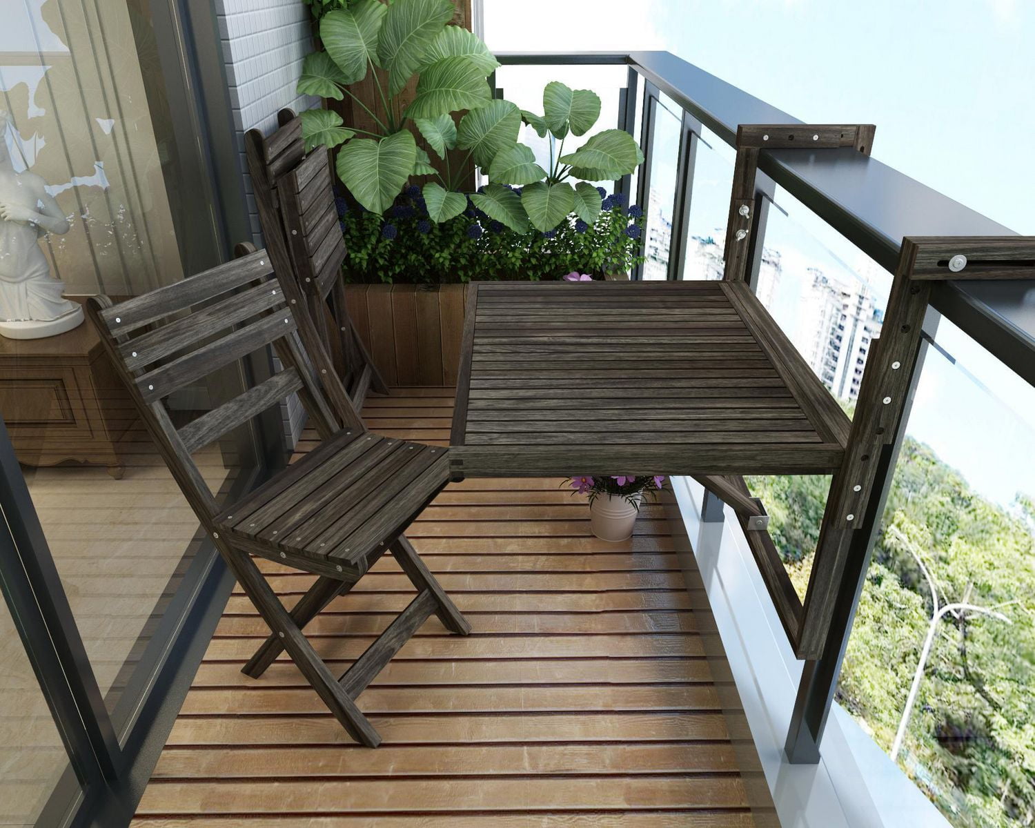 Interbuild balcony deals table