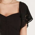 thumbnail image 4 of DV Mini robe à manches courtes en dentelle sweetheart, 4 of 4