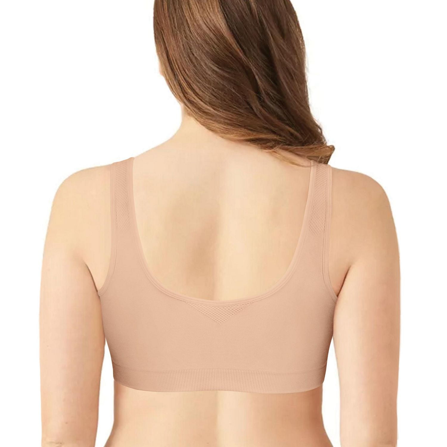 Exquisite Form #9601000 FULLY Seamless Full-Coverage Bra, Wire-Free, Front Closure, Available Sizes - M 3XL
