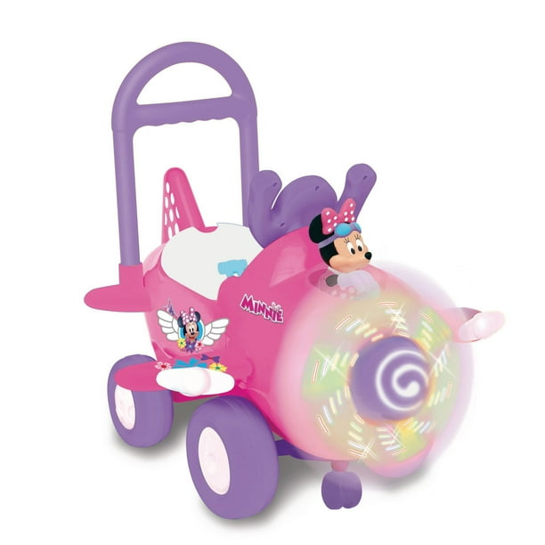 Trotteuse d'activité Minnie de Disney Junior par Kiddieland en forme d'avion  