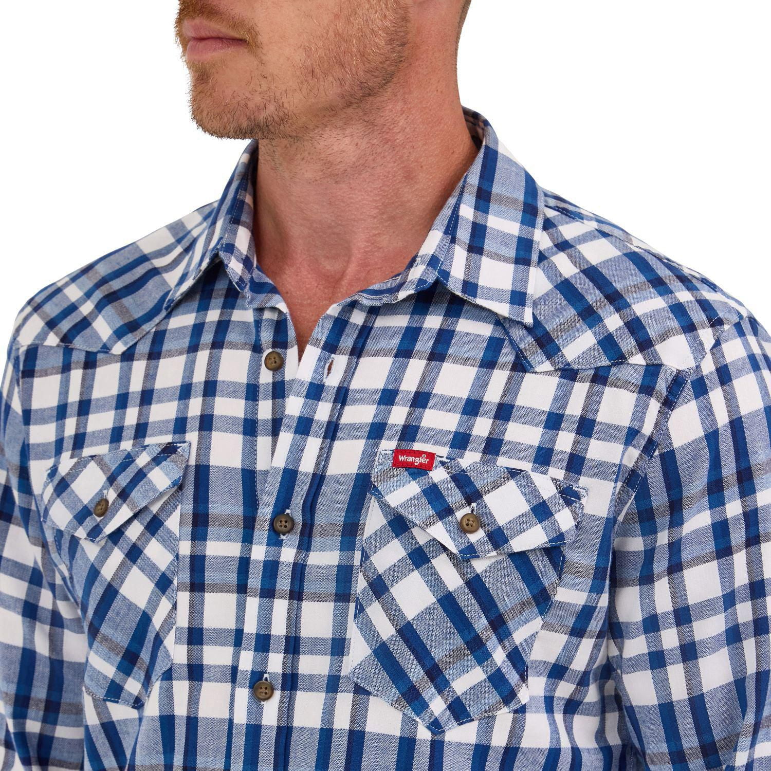 Wrangler Plaid à manches longues