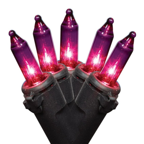 Way to Celebrate 100Count Incandescent Halloween Mini String Lights