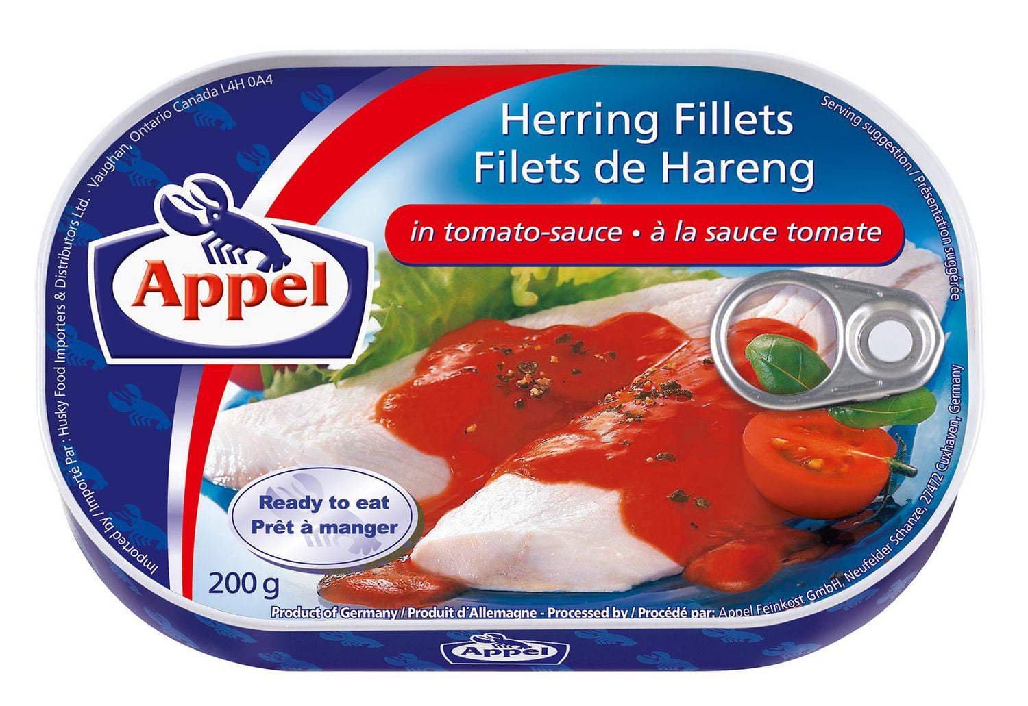 Appel Tomato Herring Filets, 200 g Walmart Canada