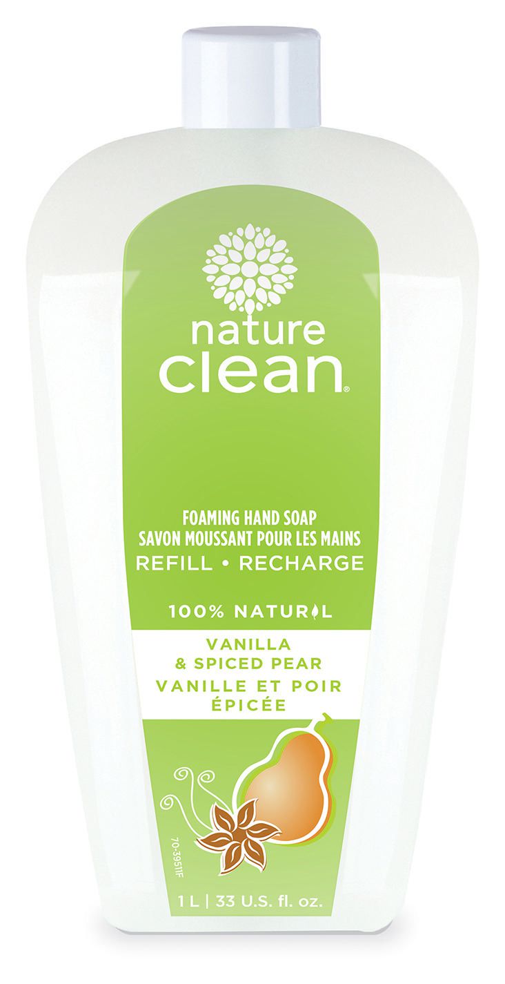 Nature Clean Foaming Hand Soap Refills Vanilla Pear 1L Walmart Canada