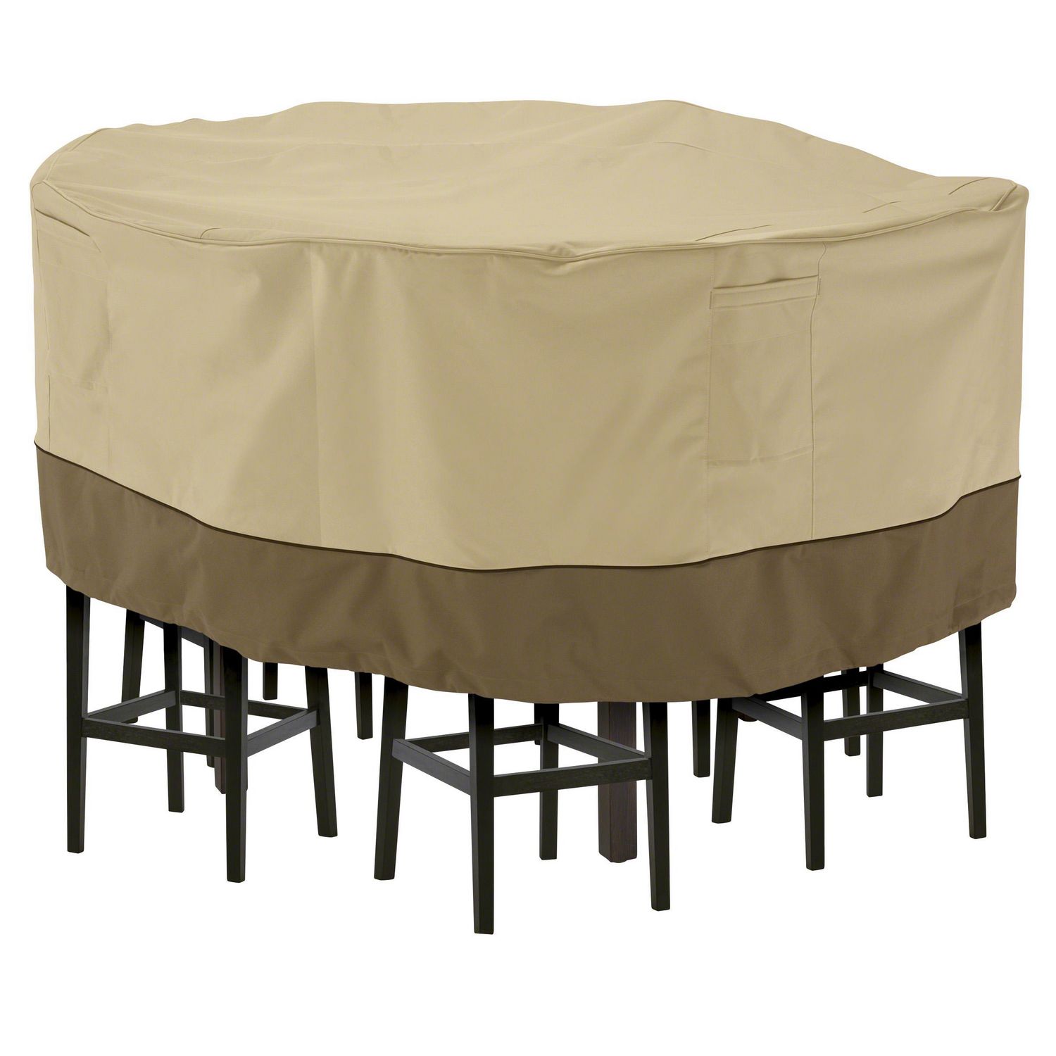 Classic Accessories Veranda Water Resistant 70 Inch Tall Round Patio Table Chair Set Cover Walmart Canada