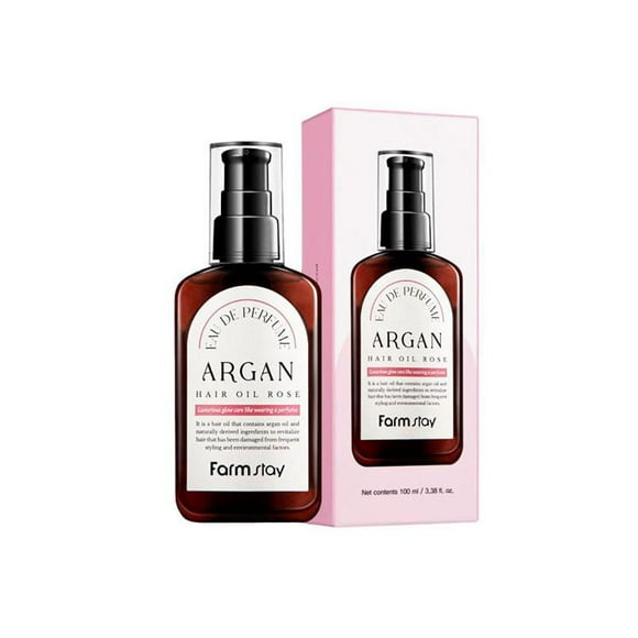 Farm Stay Eau De Perfume Argan Hair Oil 100ml - Rose