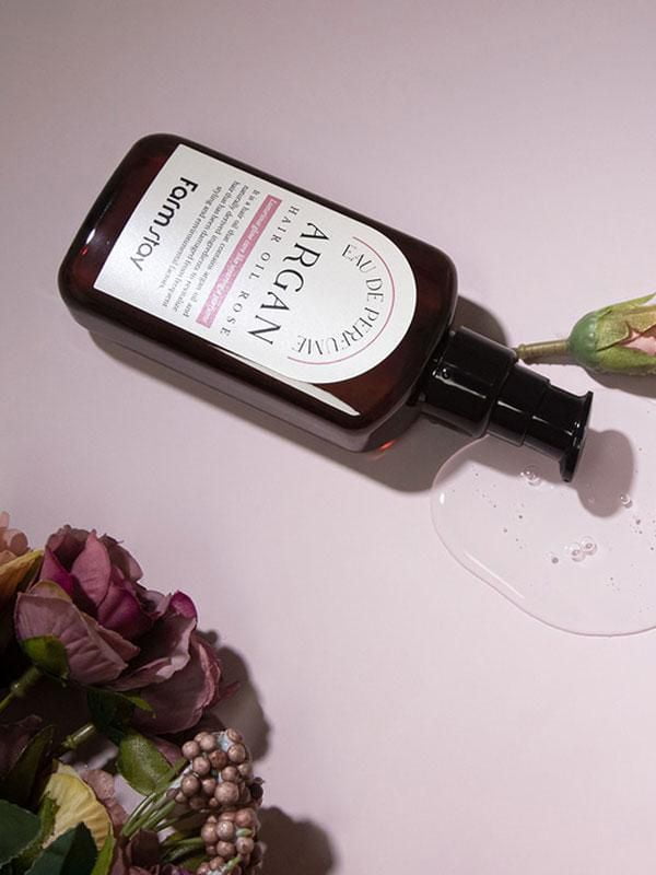 Farm Stay Eau De Perfume Argan Hair Oil 100ml - Rose