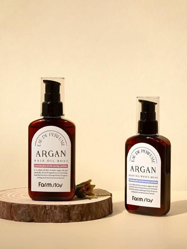 Farm Stay Eau De Perfume Argan Hair Oil 100ml - Rose