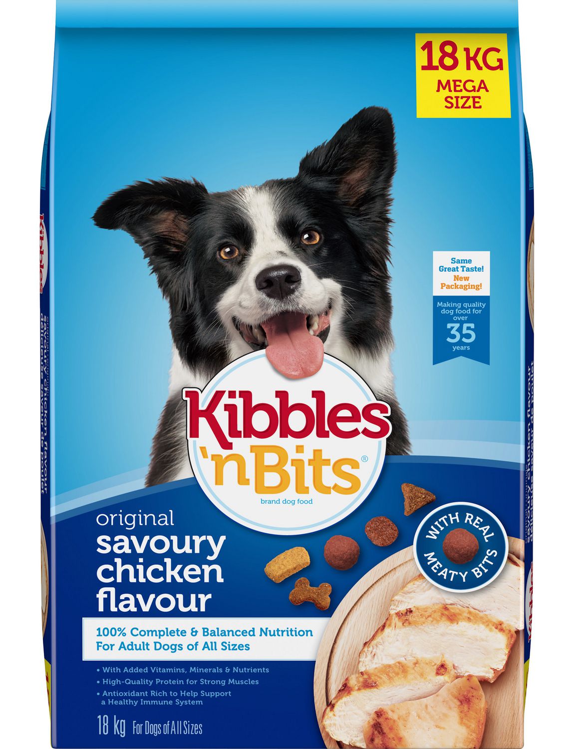 Kibbles n Bits Original Chicken Flavour Dog Food 18kg Walmart.ca