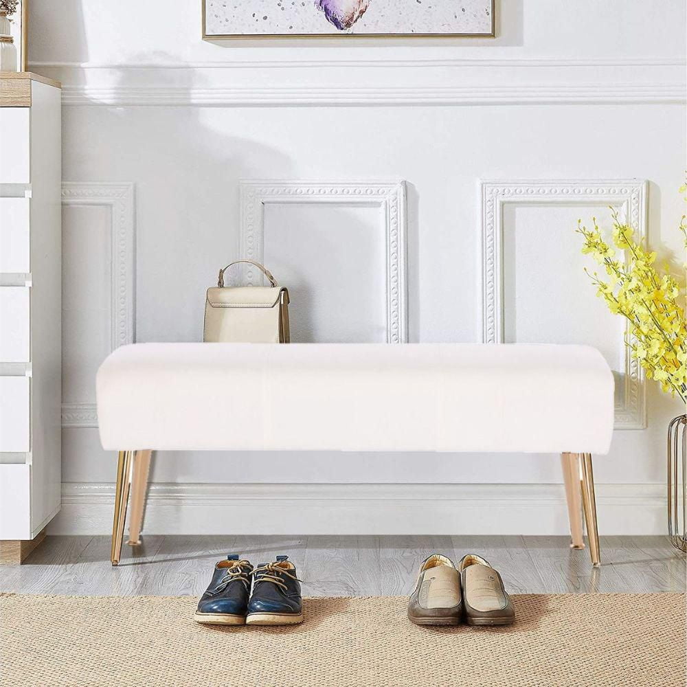 Walmart leather bench discount