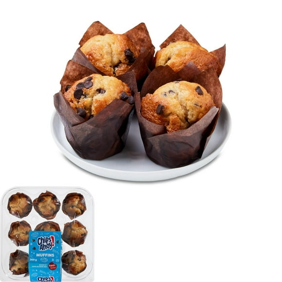 Chips Ahoy! Muffins Baked by Two-Bite, 9 pieces, 369 g
