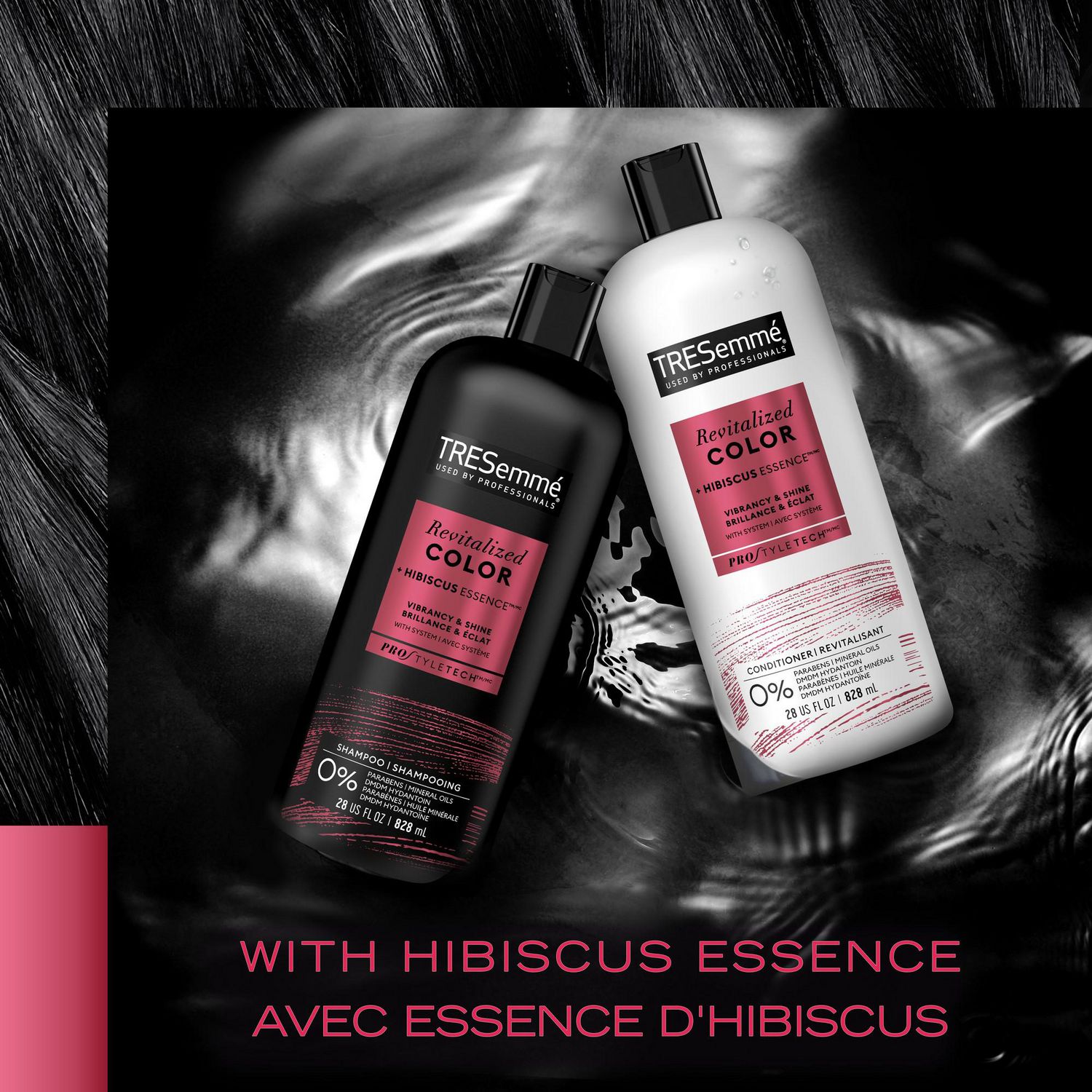 TRESemme Revitalized Colour+ Hibiscus Essence Shampoo, 828 ml