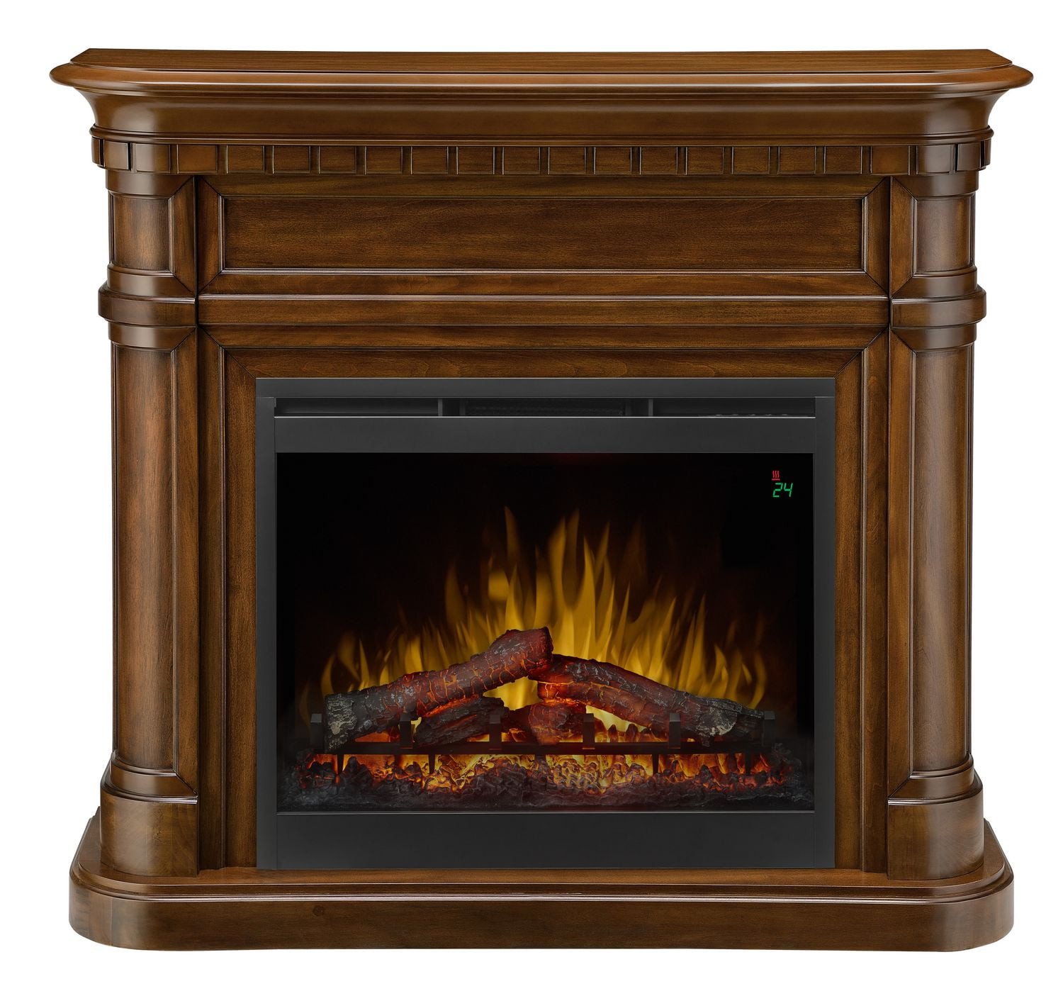Dimplex North America Traditional Burnished Walnut 5,118 Btu 47" Wide