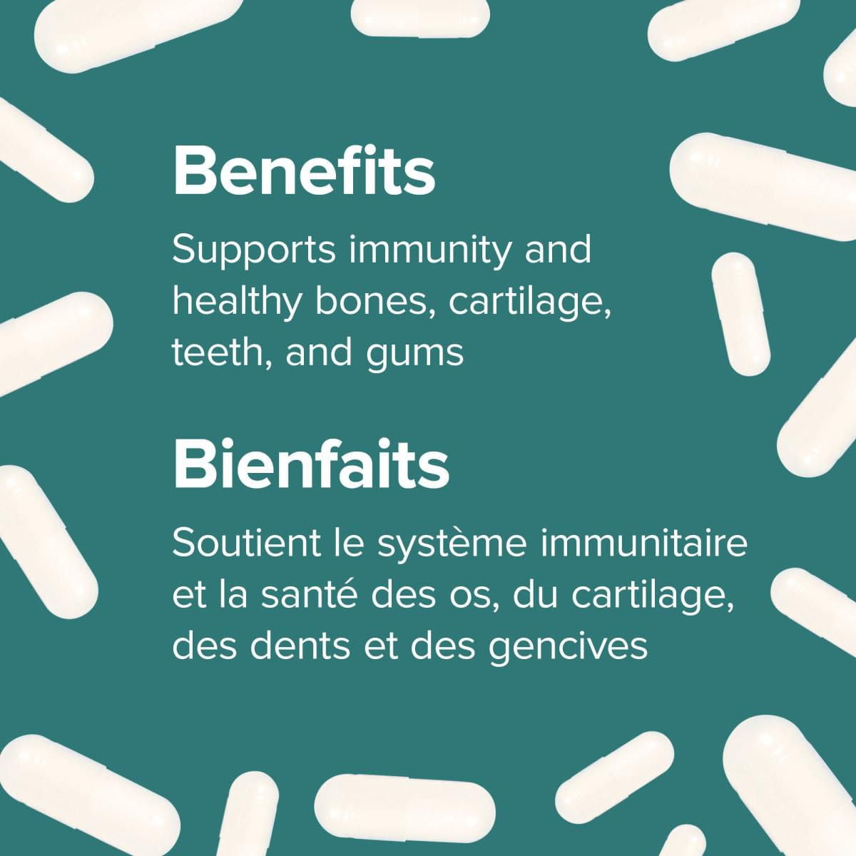 Webber Naturals®, Vitamin C ascorbate de calcium, 1 000 mg Soutient la Santé du Système Immunitaire, 120 capsules