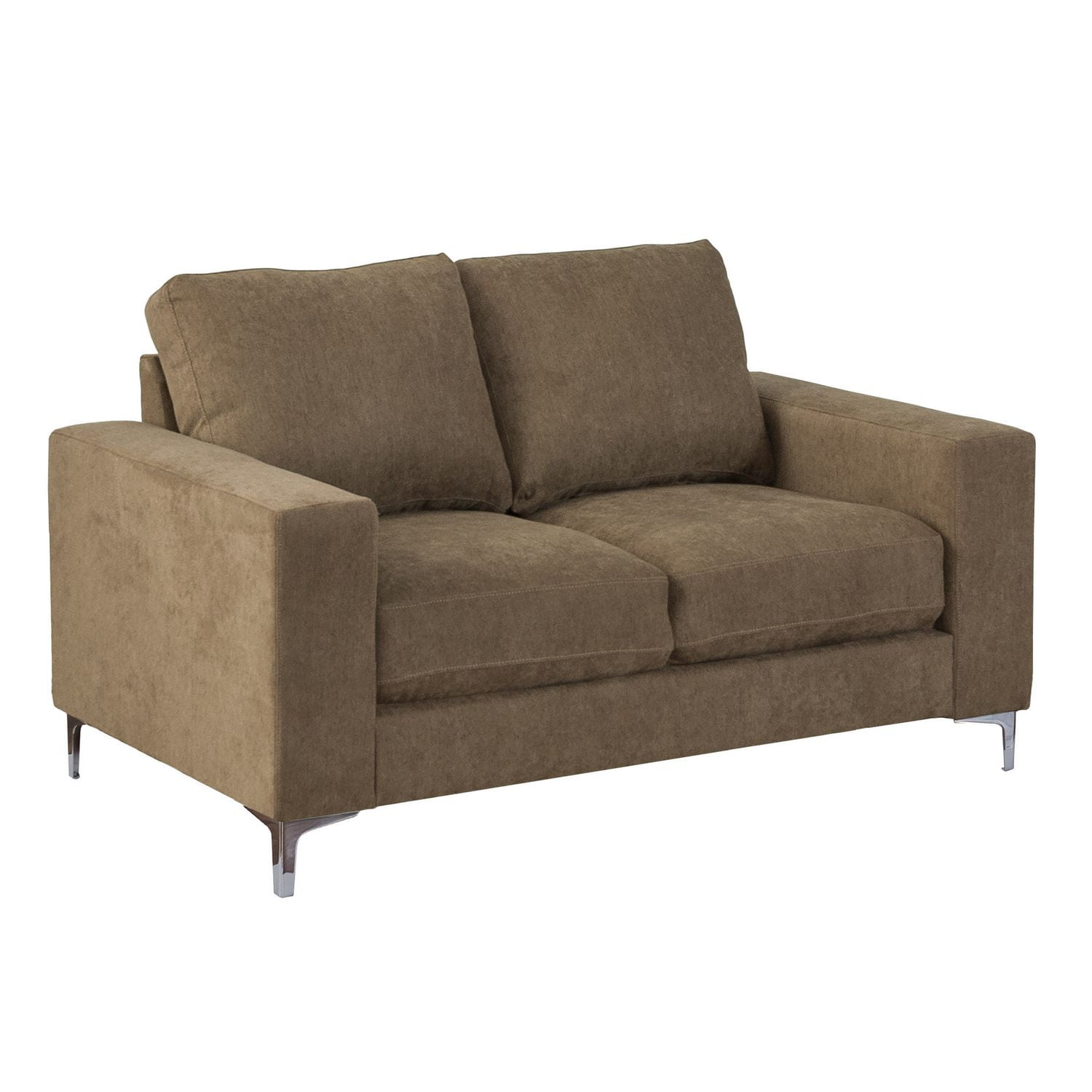 CorLiving Cory Brown Chenille Fabric Loveseat Walmart Canada