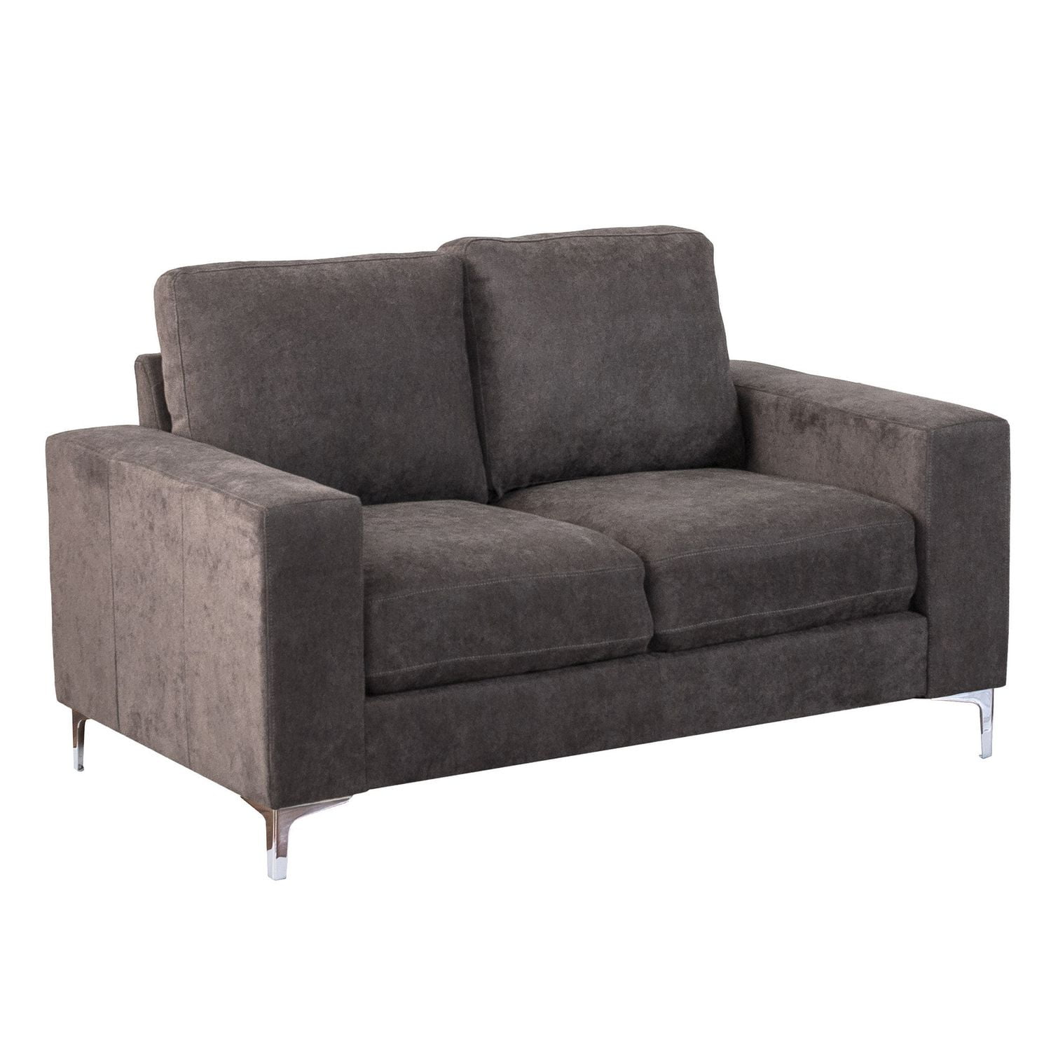 CorLiving Cory Grey Chenille Fabric Loveseat Walmart Canada