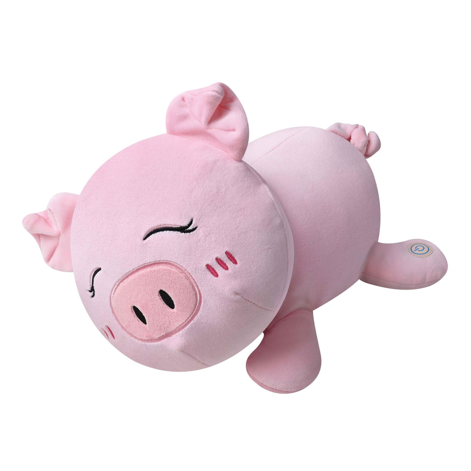 Health Touch Pink Plush Pig Vibrating Massage Pillow