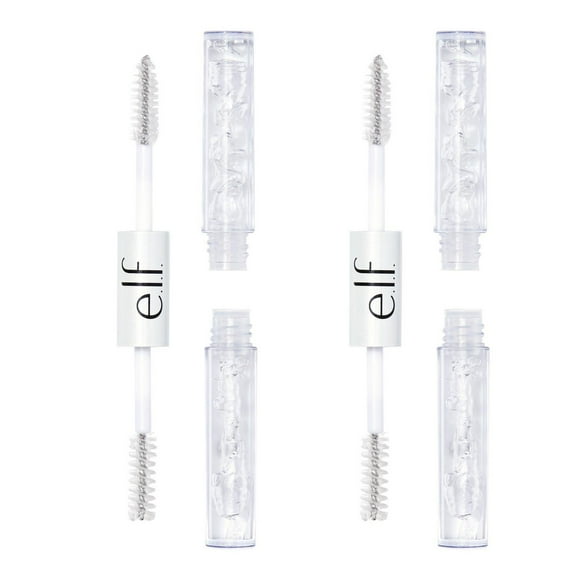 e.l.f. Cosmetics Clear Lash & Brow Mascara Set Of 2, 2-Pack, 2.5 ml each