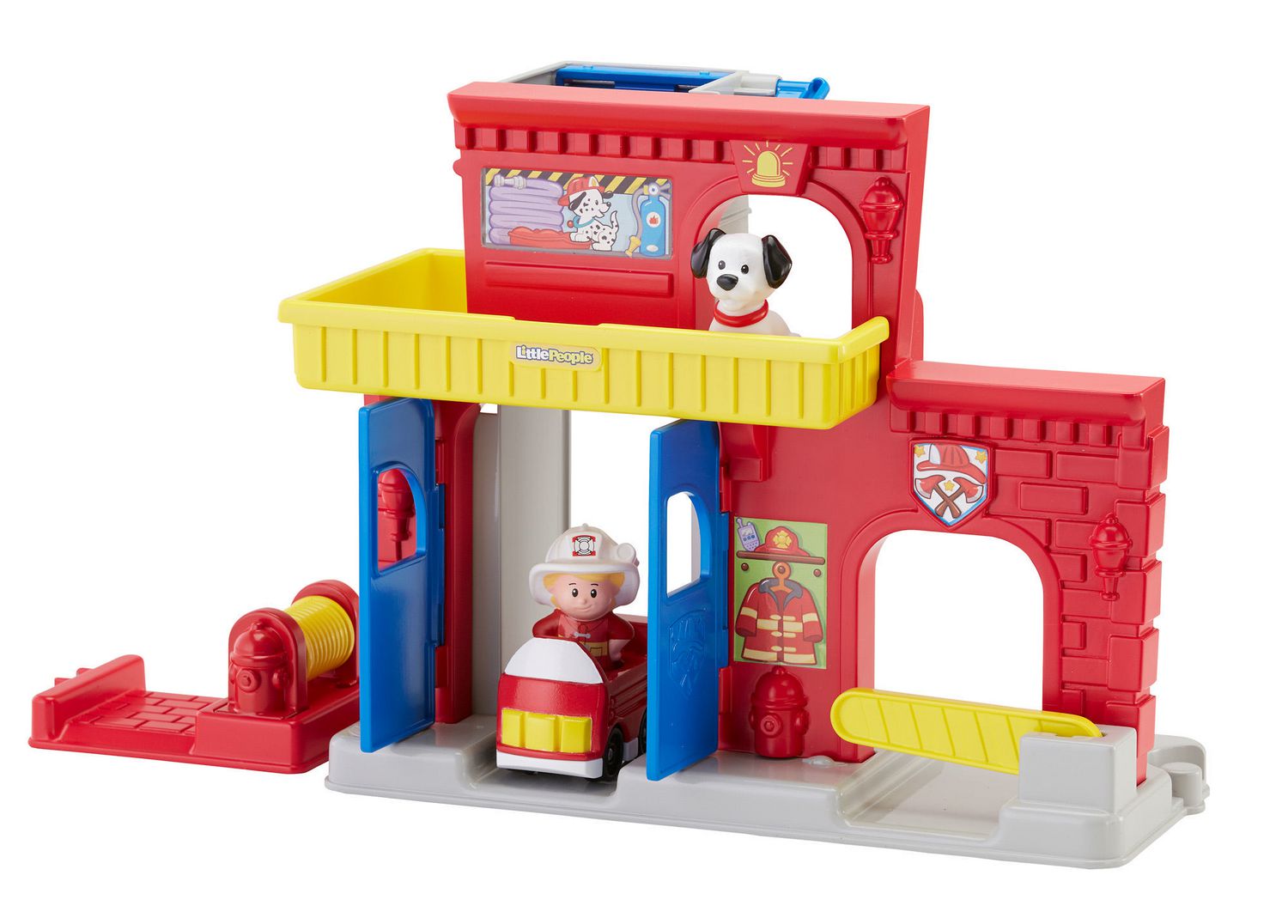 Fisher price little store people fire station