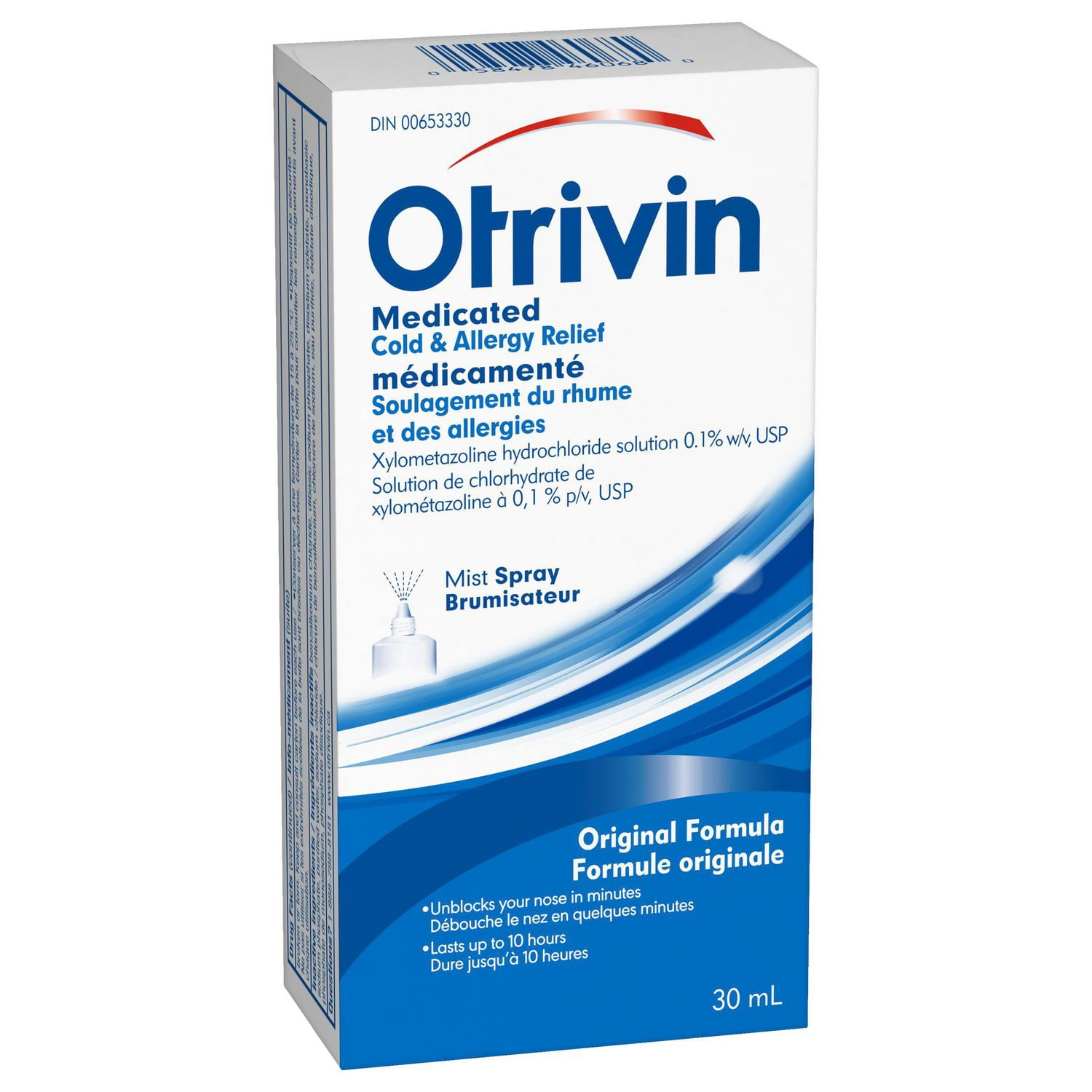 Otrivin Medicated Cold & Allergy Relief Nasal Decongestant