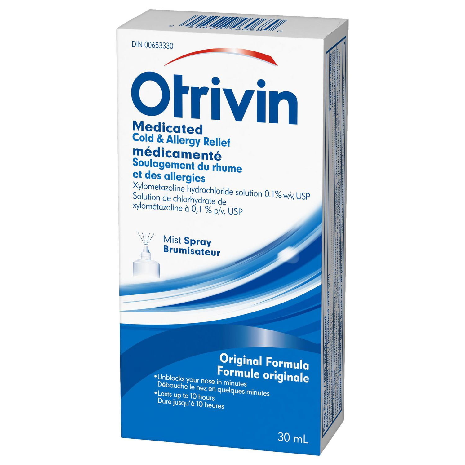 Otrivin Medicated Cold & Allergy Relief Nasal Decongestant