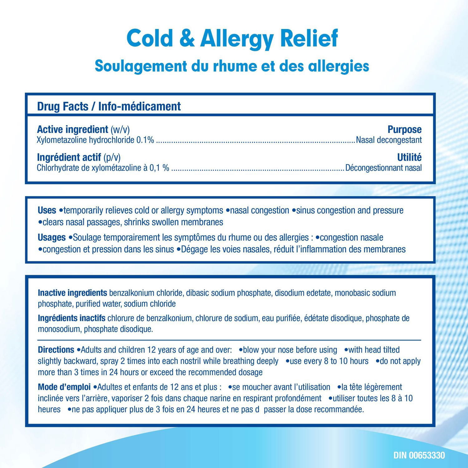 Otrivin Medicated Cold & Allergy Relief Nasal Decongestant