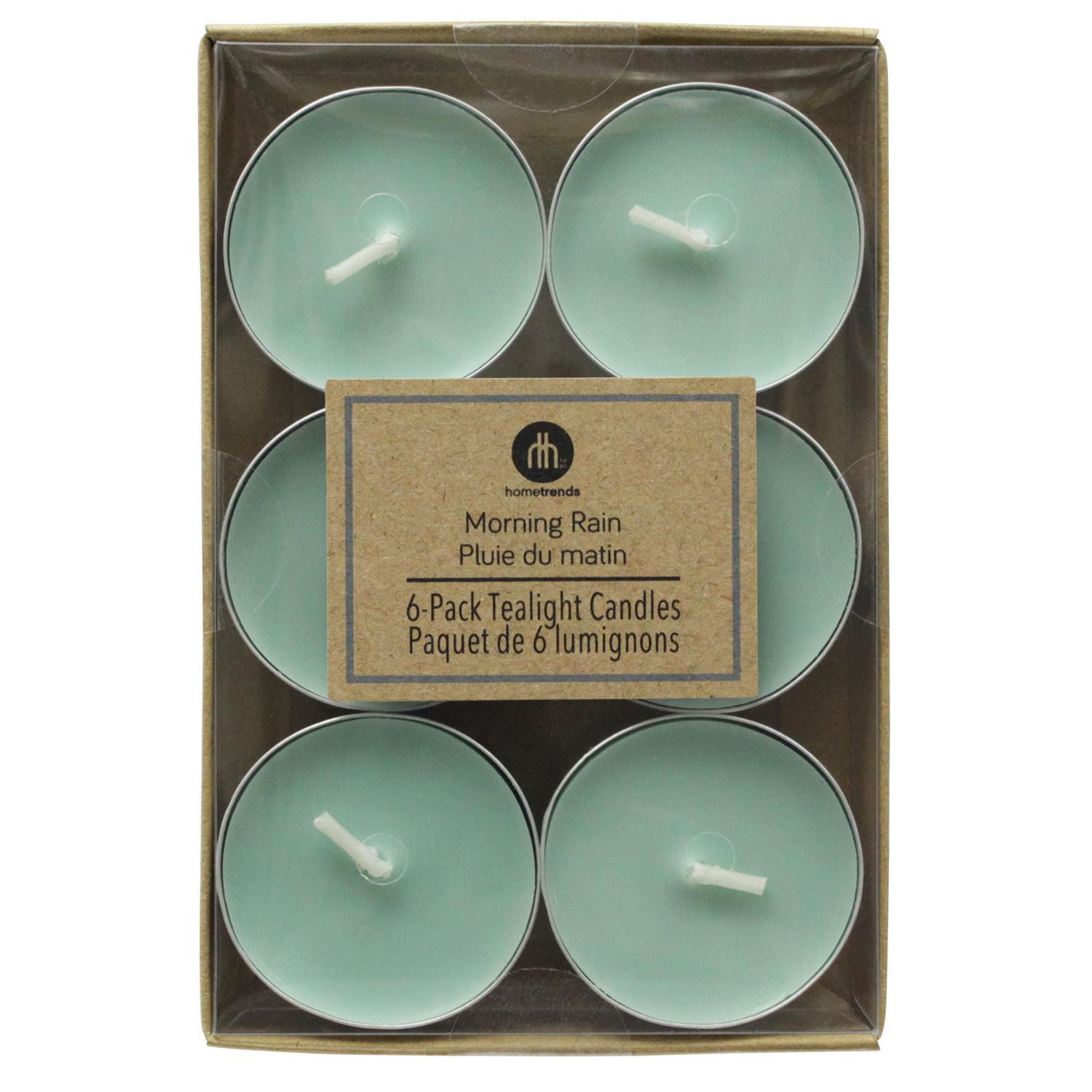 Hometrends RAIN WATER 6Pack Tealight Candles Walmart Canada