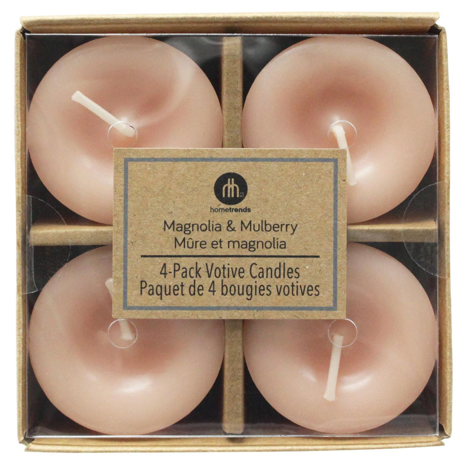 Hometrends MAGNOLIA & MULBERRY 4Pack Votive Candles Walmart Canada
