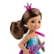 Barbie in Rock ‘N Royals – Poupée Chelsea Princesse bleue avec guitare – image 3 sur 3