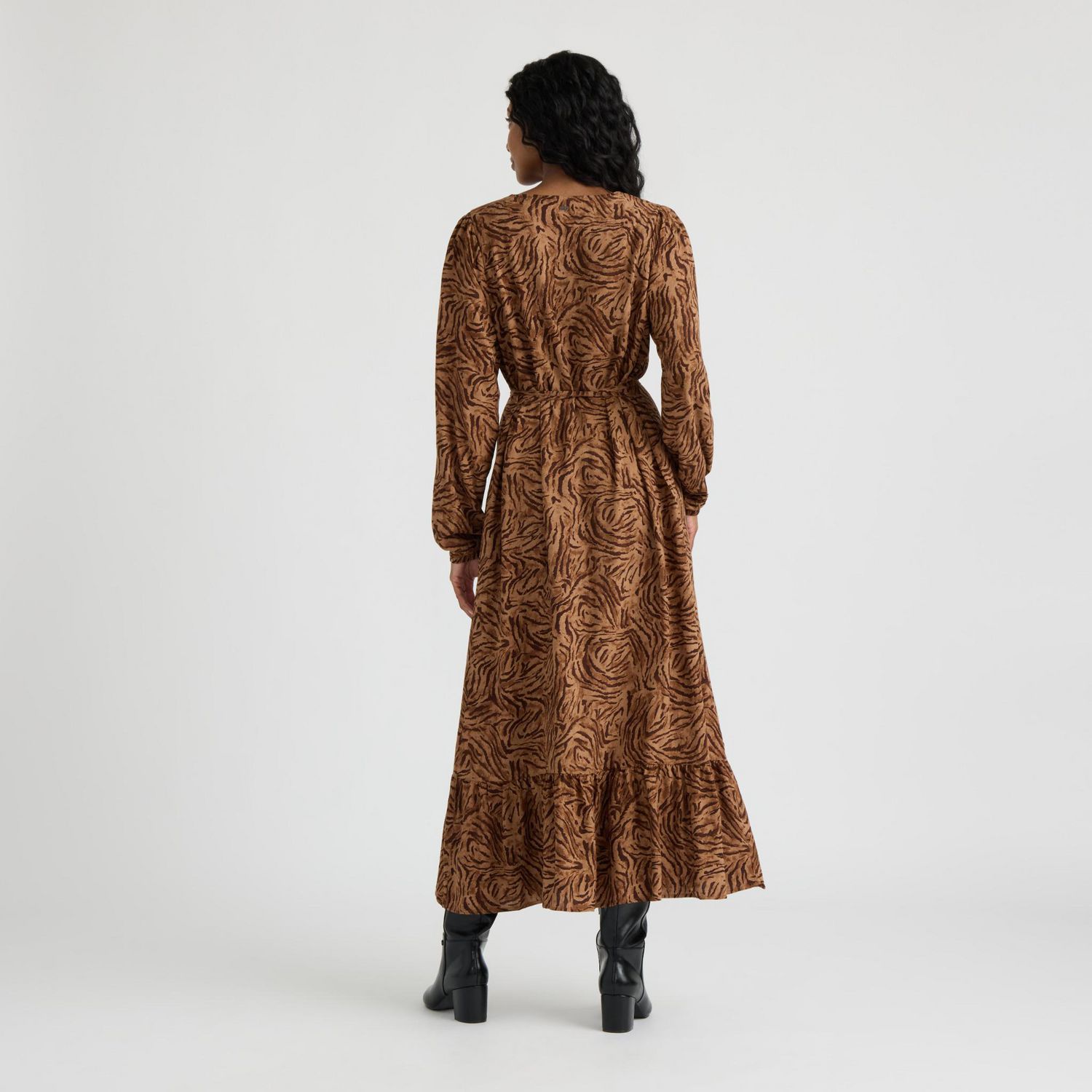 Robe à volants manches longues de Mexx pour femmes