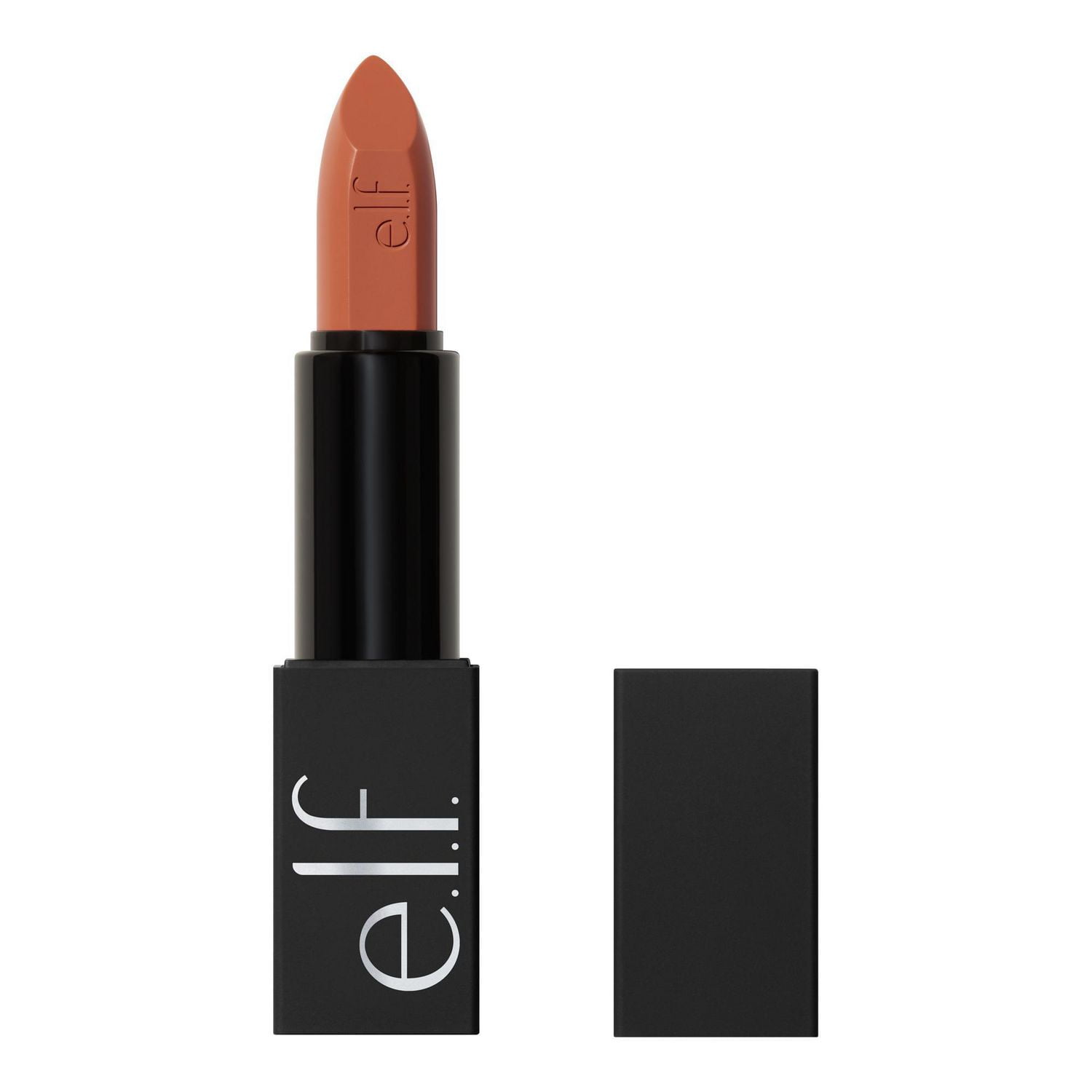 e.l.f. Cosmetics O Face Satin Lipstick, Satin Lipstick, Richly Pigmented,  Nourishing & Long-Lasting Creamy Lipstick, Infused With Jojoba, 3.8 g 