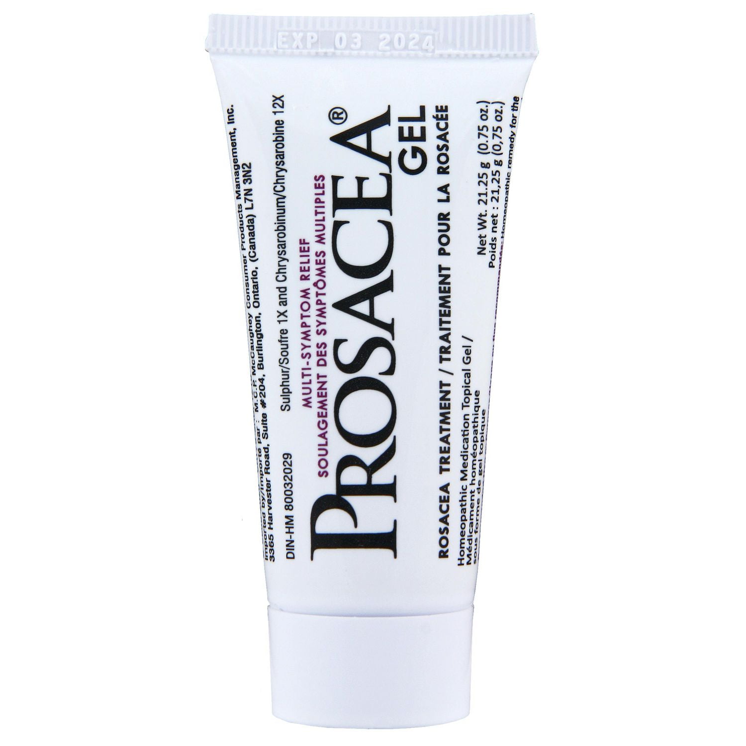 Gel de traitement Prosacea pour rosacée