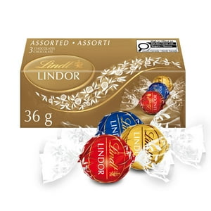 Lindt LINDOR Truffes de chocolat suisse assorties, comte de 3, 36 Boîte à grammes