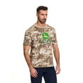 thumbnail image 2 of John Deere Men’s Camo Printed Logo Graphic Short Sleeve Tee, 2 of 6