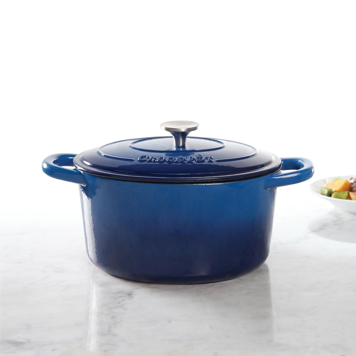 Crock-Pot Artisan Round 7Qt Enameled Cast Iron Dutch Oven with Lid