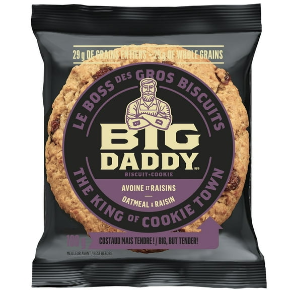 BIG DADDY® Oatmeal & Raisin Cookies, BIG DADDY Oatmeal & Raisin Cookies