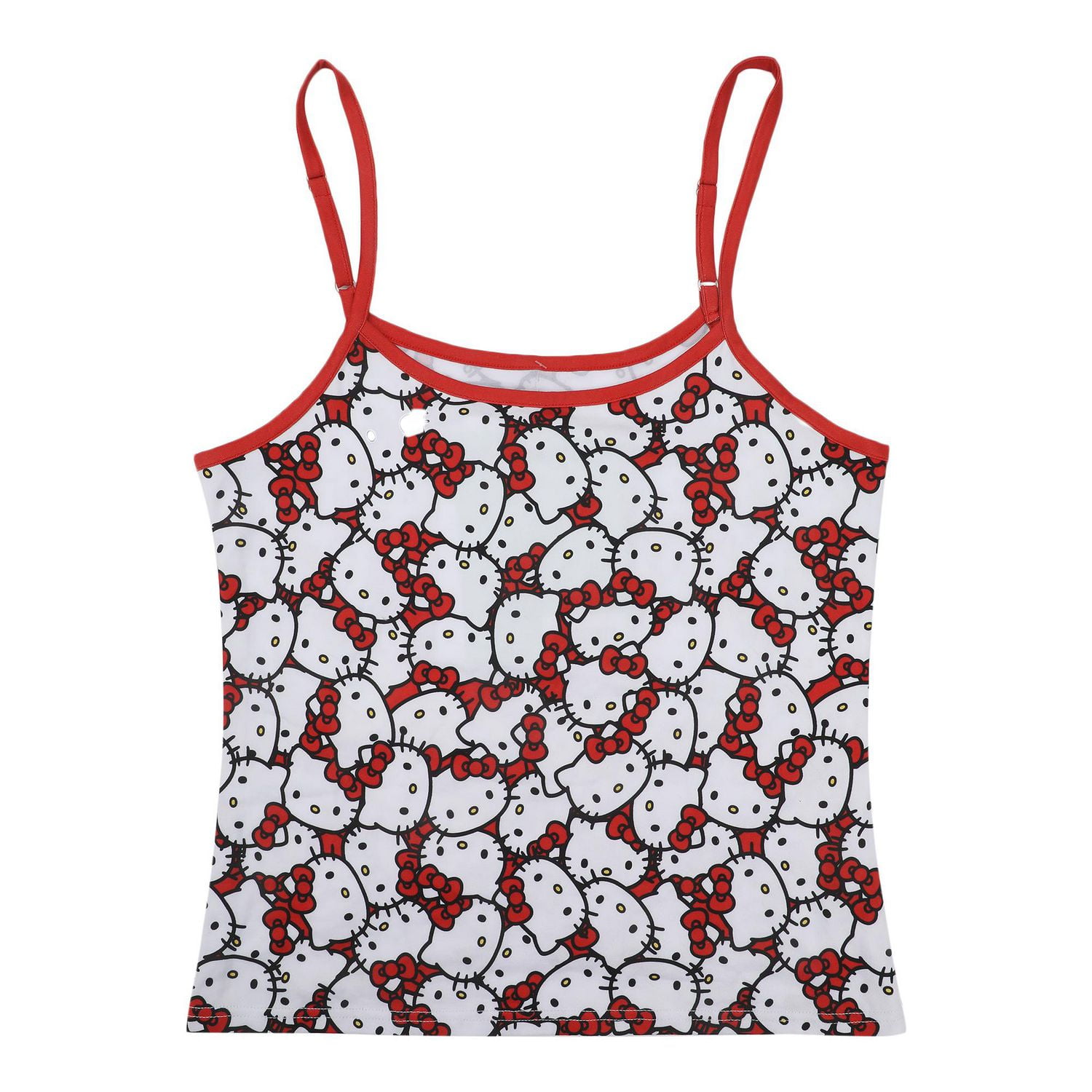 Women's Hello Kitty Red Ribbon All-Over Print Tank and Short Set - Online Exclusive