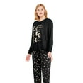 thumbnail image 2 of George Women's Tie Top Pajamas 2-Piece Set, 2 of 6