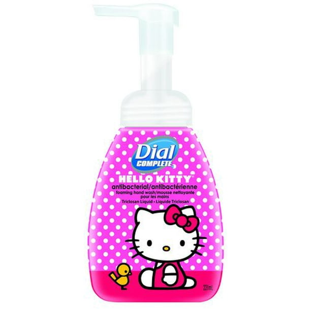Mousse nettoyante pour les mains de Dial Complete, Hello Kitty