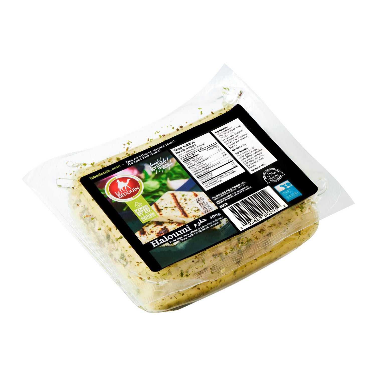 Le Bedouin Herbs And Garlic Haloumi Cheese