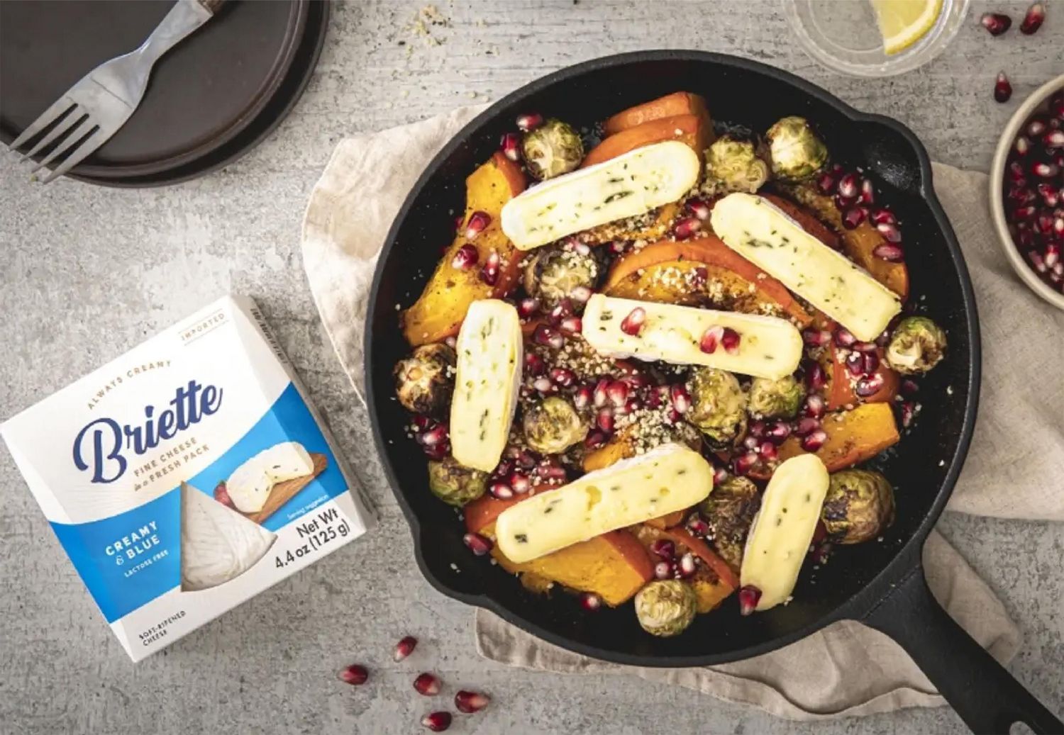 Fromage fin Crémeux et bleu Briette