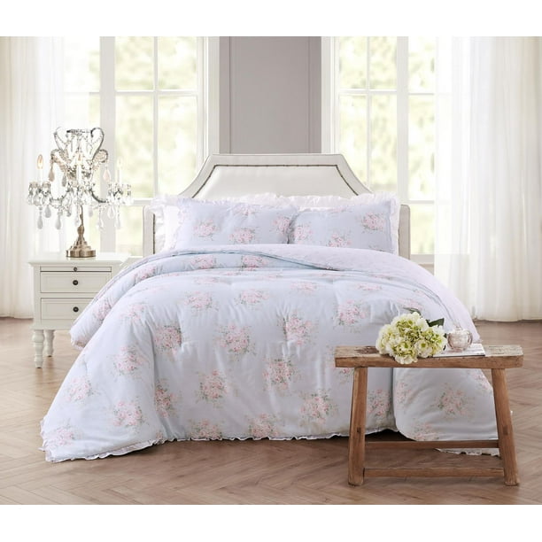 Shabby Chic Bouquet Rose Comforter set Walmart.ca