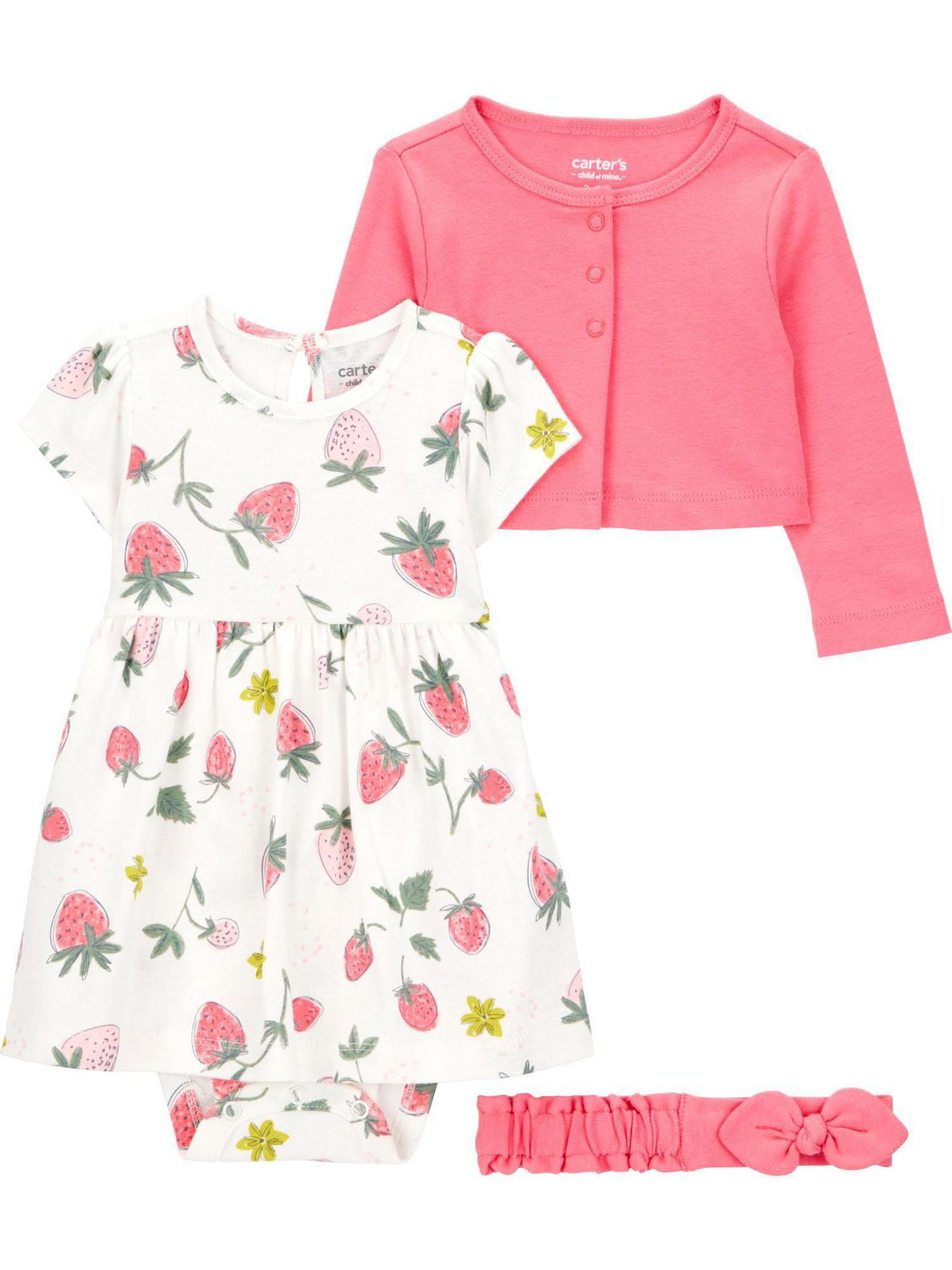 Carter's Child of Mine Baby Girls' Floral Dress Outfit Set