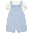 thumbnail image 1 of Carter's Child of Mine Baby Boys' Blue Bunny 2-Piece Overall Set, 1 of 5