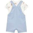 thumbnail image 3 of Carter's Child of Mine Baby Boys' Blue Bunny 2-Piece Overall Set, 3 of 5