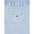 thumbnail image 4 of Carter's Child of Mine Baby Boys' Blue Bunny 2-Piece Overall Set, 4 of 5