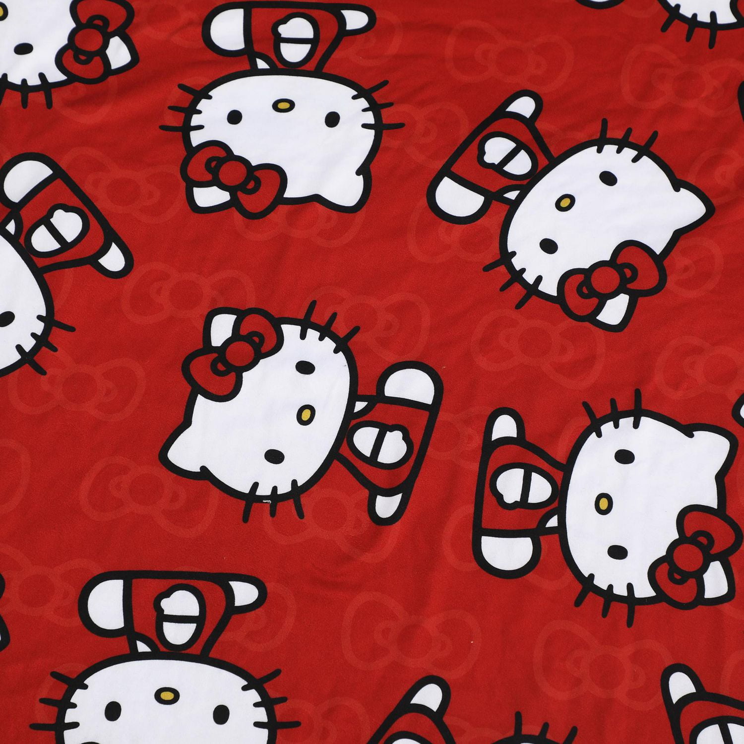 T-shirt De Nuit Hello Kitty Pour Femme, Rouge - Exclusivité en ligne.