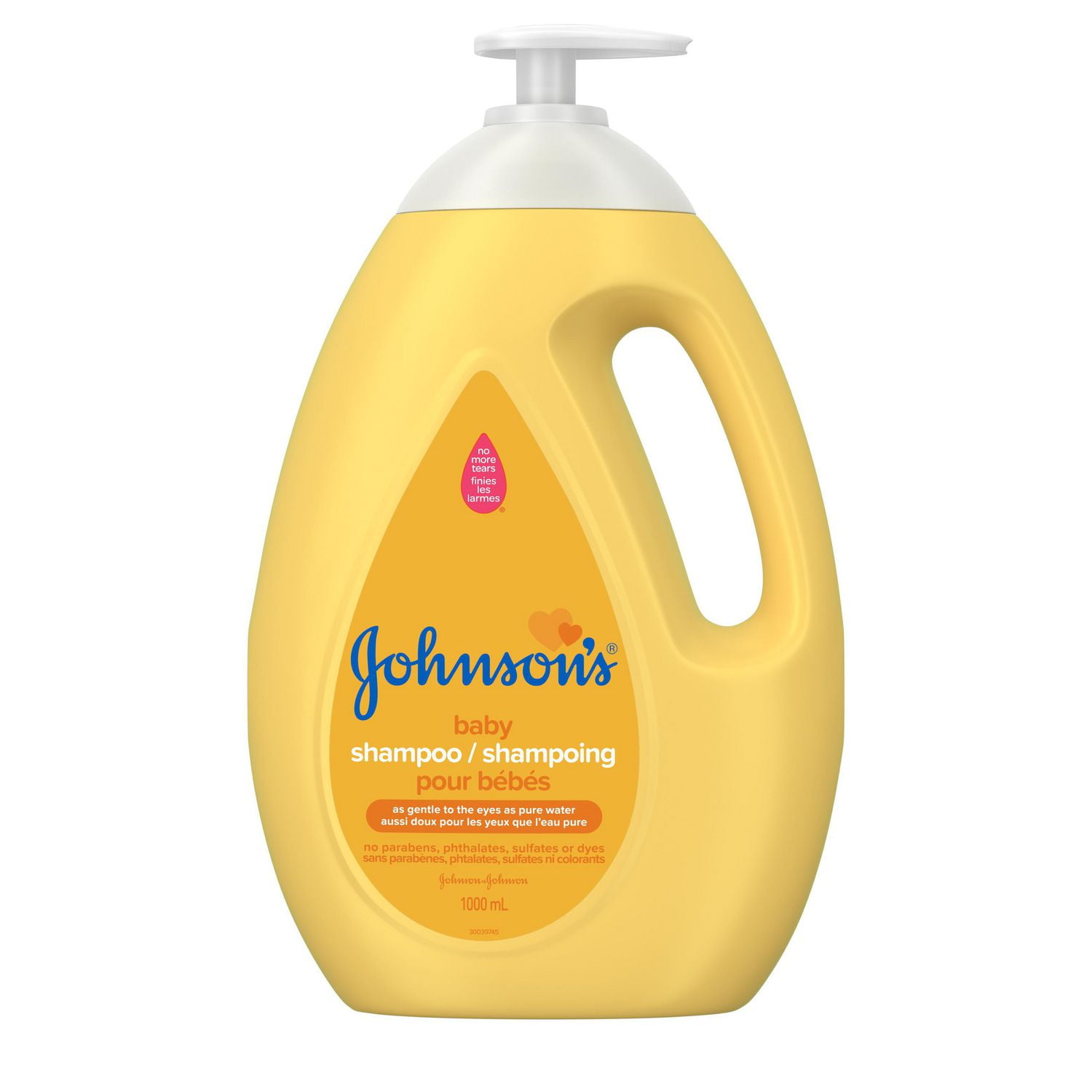 Johnson's baby shampoo, paraben and tear free, large, 1000 ml | walmart